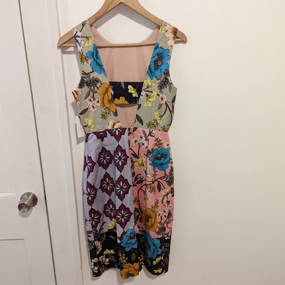 Anthropologie Maeve Floral Print Mini Dress - Picture 6 of 9